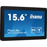 IIYAMA Monitor ProLite TF1633MSC-B1 / 15.6", 1920 x 1080, Full HD, Touch, crna